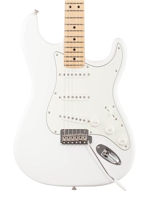 Fender Player Stratocaster Maple Neck Polar White Body View